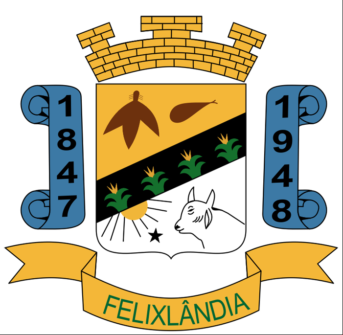 Brasão da cidade de Felixlandia - MG