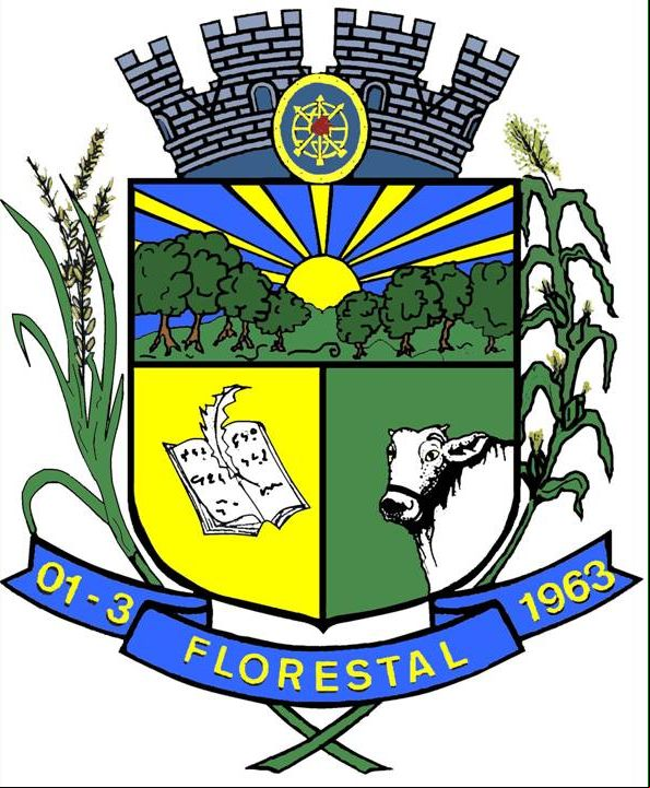 Brasão da cidade de Florestal - MG