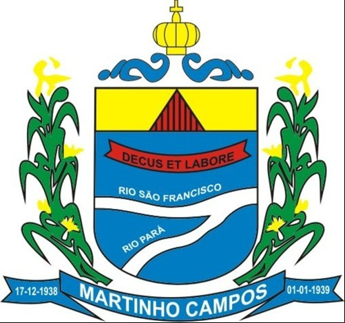 Brasão da cidade de Martinho Campos - MG